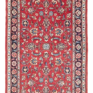 Tapete persa - Keshan - 140 x 74 cm - vermelho
