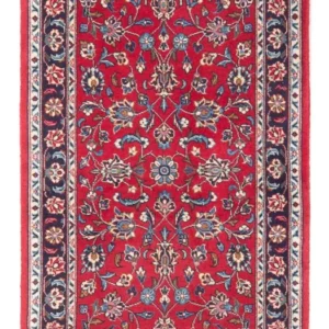 Tapete persa - Keshan - 142 x 68 cm - vermelho