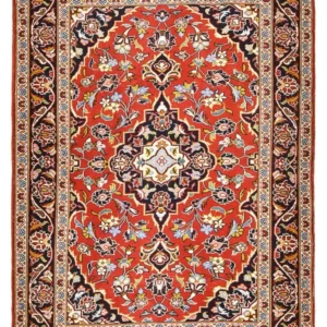 Tapete persa - Keshan - 148 x 105 cm - vermelho