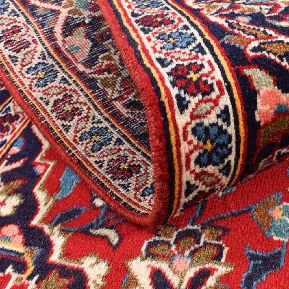 Tapete persa - Keshan - 152 x 102 cm - vermelho