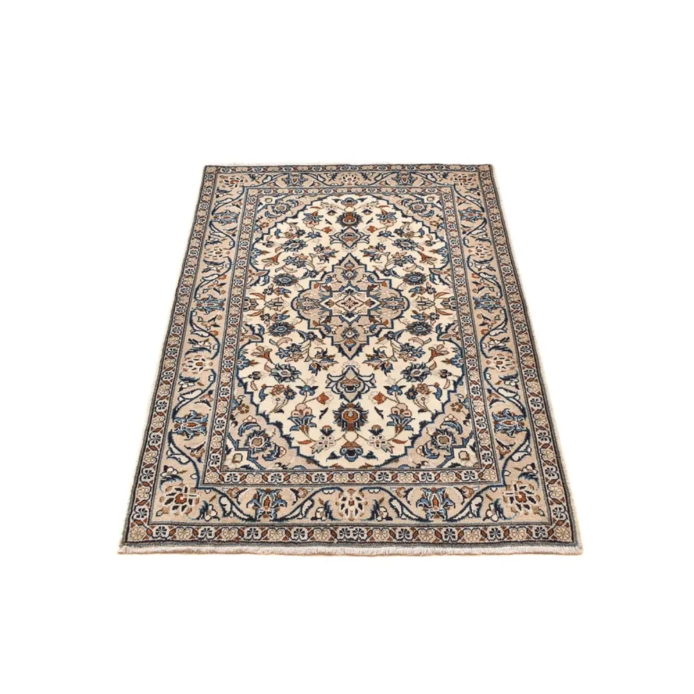 Tapete persa - Keshan - 154 x 96 cm - areia