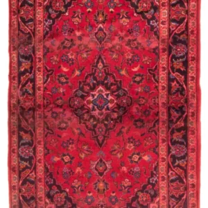 Tapete persa - Keshan - 155 x 100 cm - vermelho
