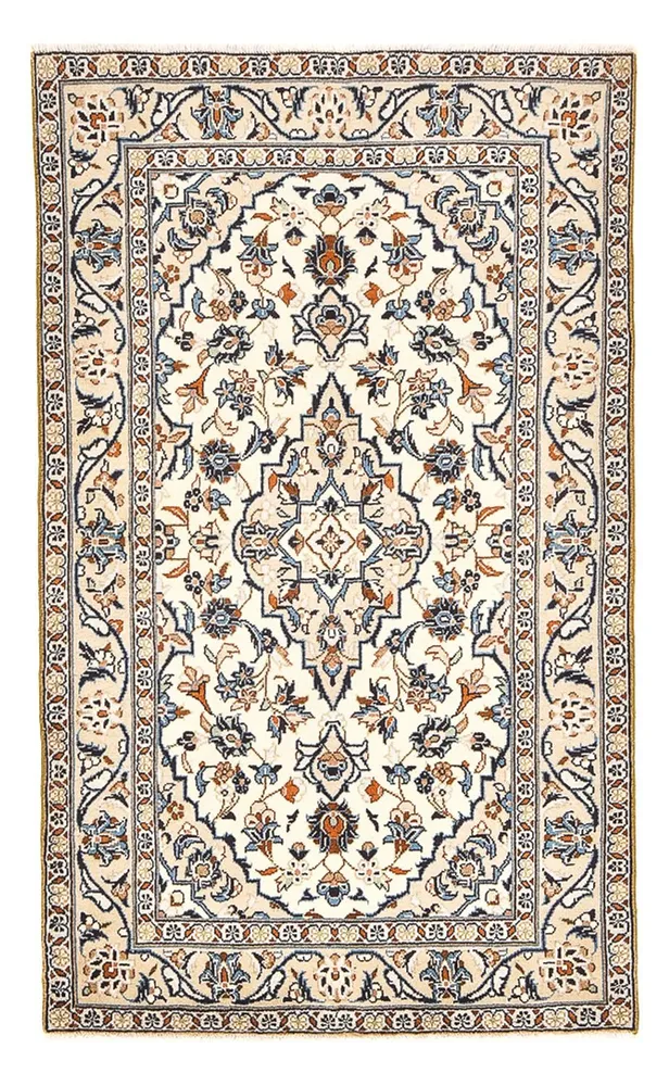 Tapete persa - Keshan - 157 x 95 cm - areia
