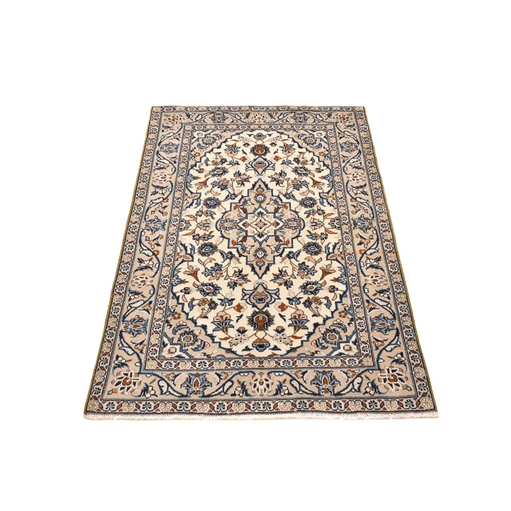 Tapete persa - Keshan - 157 x 95 cm - areia