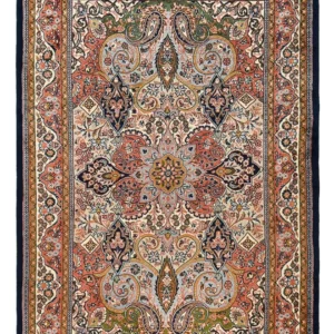 Tapete persa - Keshan - 206 x 140 cm - multicolorido