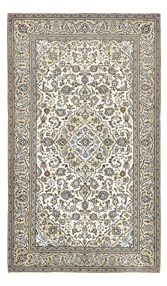 Tapete persa - Keshan - 254 x 145 cm - areia