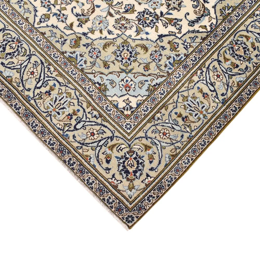 Tapete persa - Keshan - 254 x 145 cm - areia