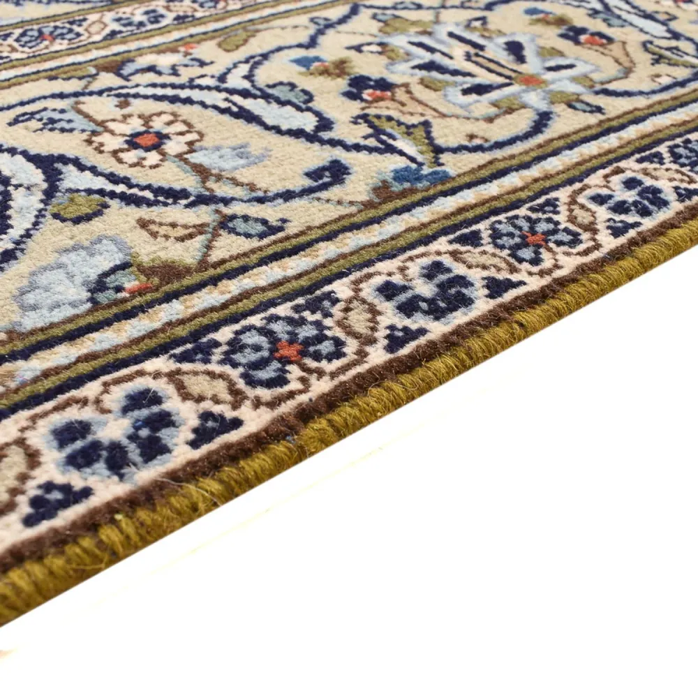 Tapete persa - Keshan - 254 x 145 cm - areia