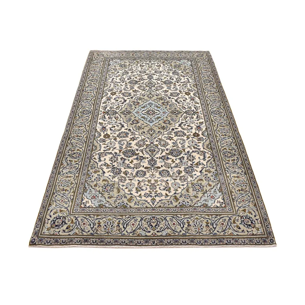 Tapete persa - Keshan - 254 x 145 cm - areia