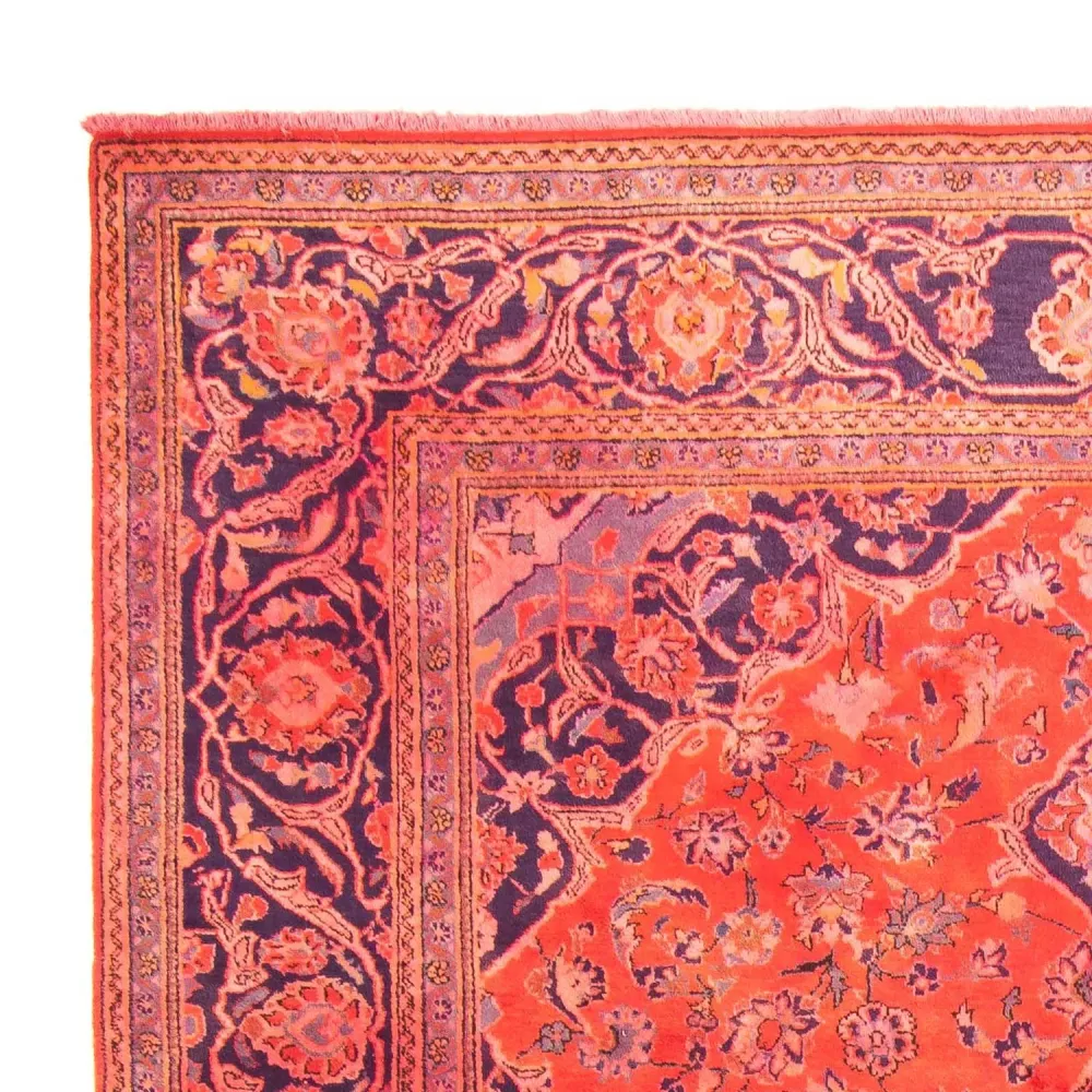 Tapete persa - Keshan - 277 x 170 cm - vermelho claro