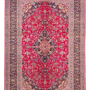 Tapete persa - Keshan - 288 x 200 cm - vermelho