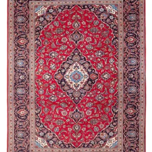 Tapete persa - Keshan - 289 x 200 cm - vermelho