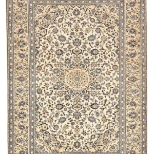 Tapete persa - Keshan - 293 x 201 cm - bege claro