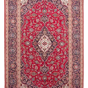 Tapete persa - Keshan - 296 x 194 cm - vermelho