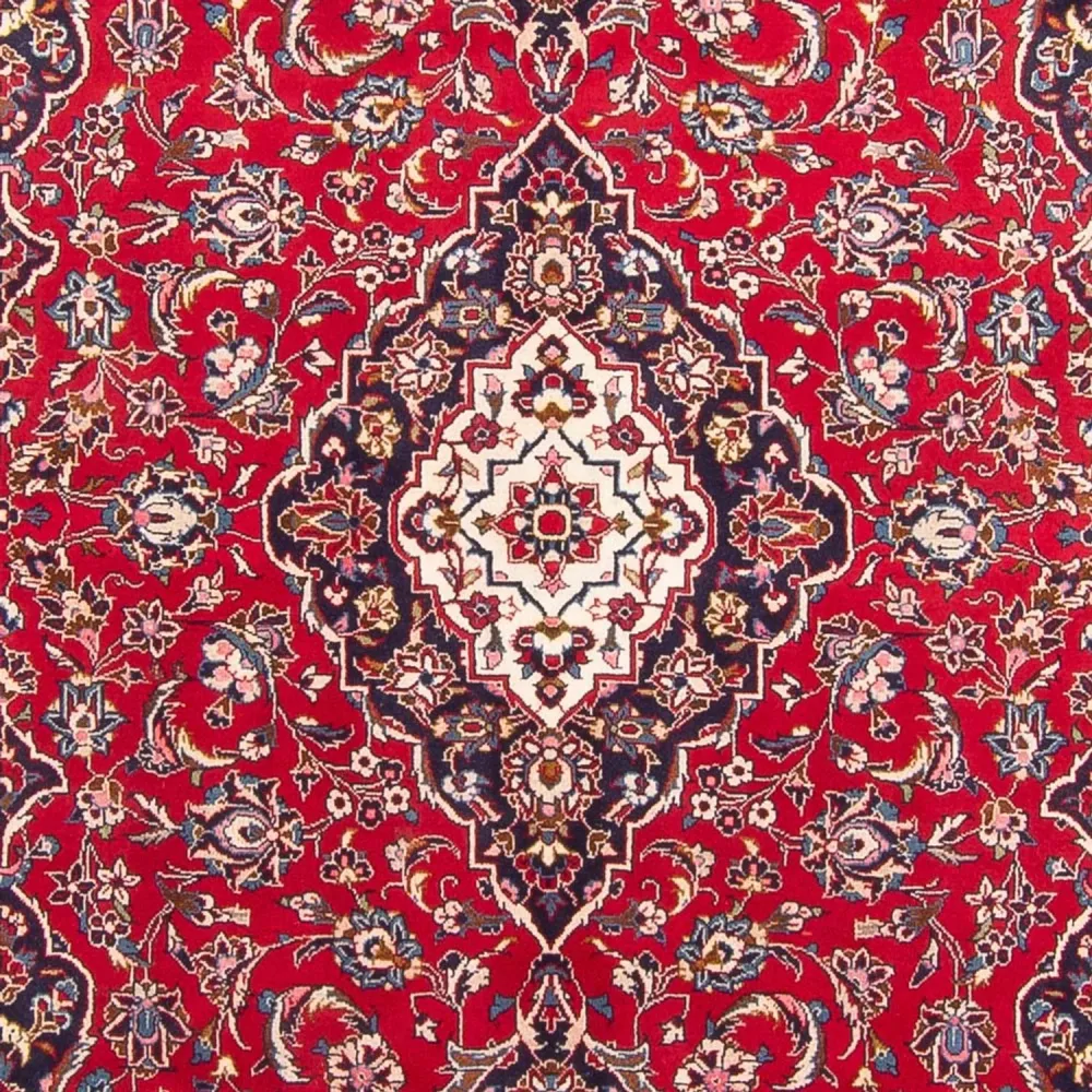 Tapete persa - Keshan - 296 x 194 cm - vermelho