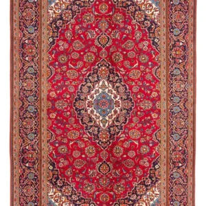 Tapete persa - Keshan - 296 x 195 cm - vermelho