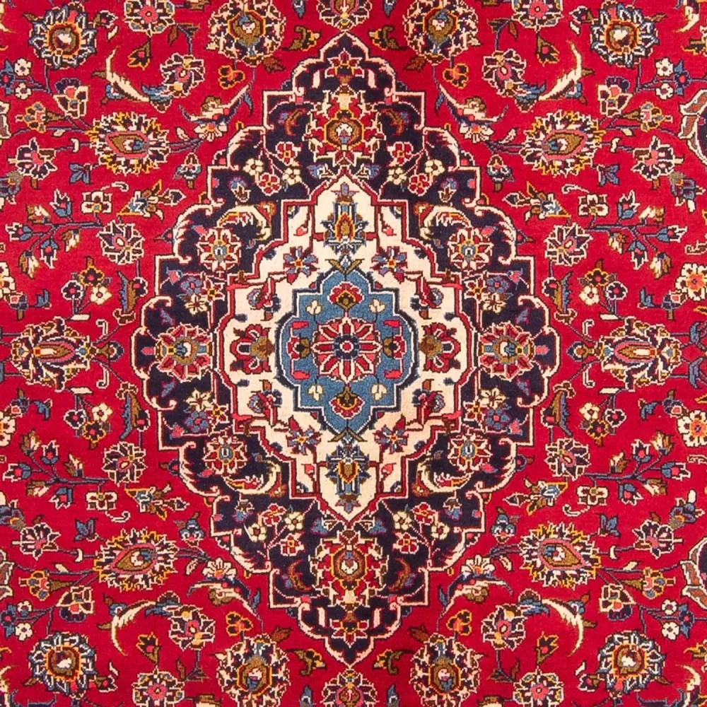 Tapete persa - Keshan - 296 x 195 cm - vermelho