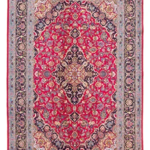 Tapete persa - Keshan - 298 x 200 cm - vermelho