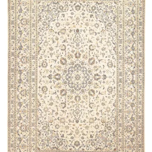 Tapete persa - Keshan - 298 x 202 cm - bege
