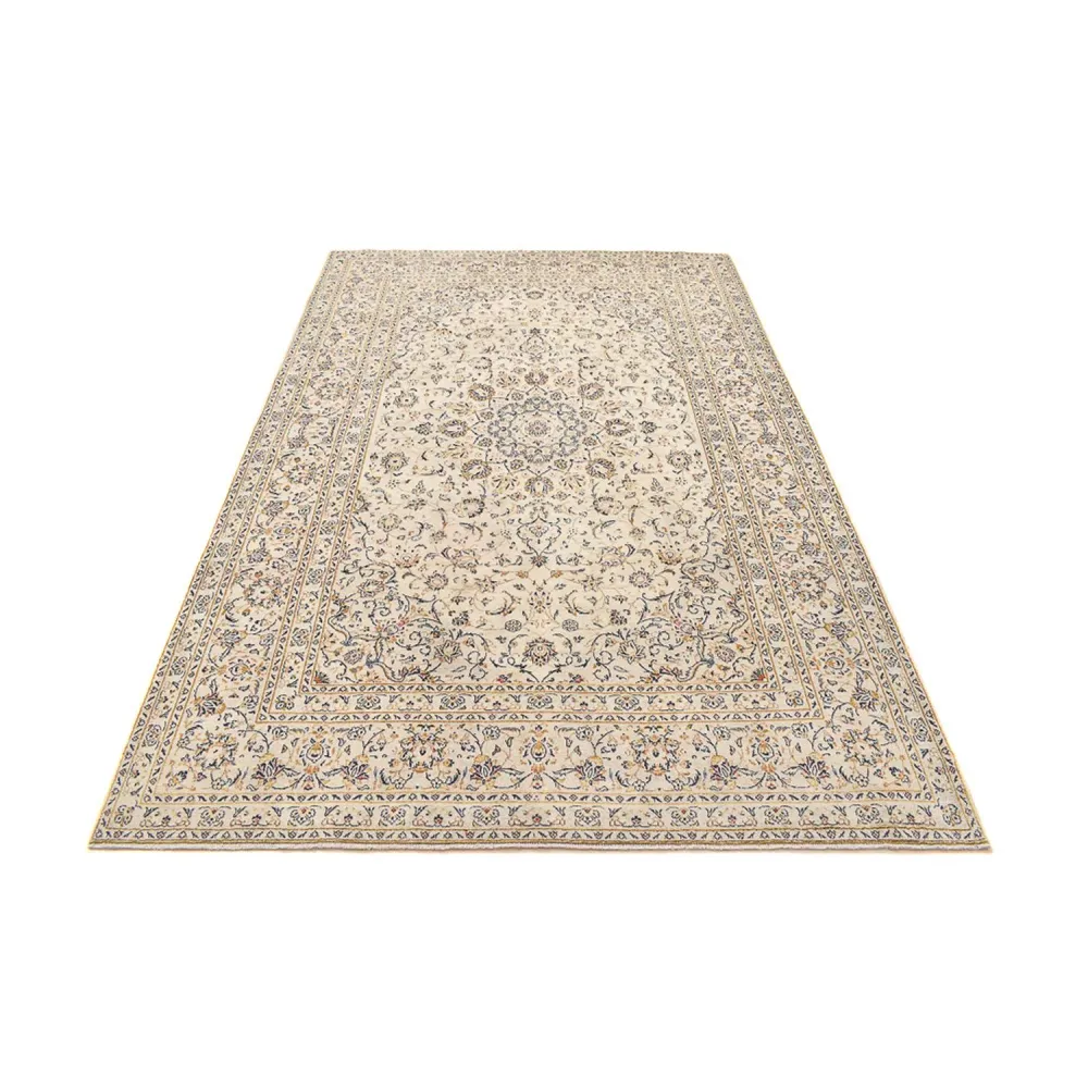 Tapete persa - Keshan - 298 x 202 cm - bege