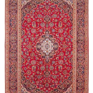 Tapete persa - Keshan - 300 x 197 cm - vermelho
