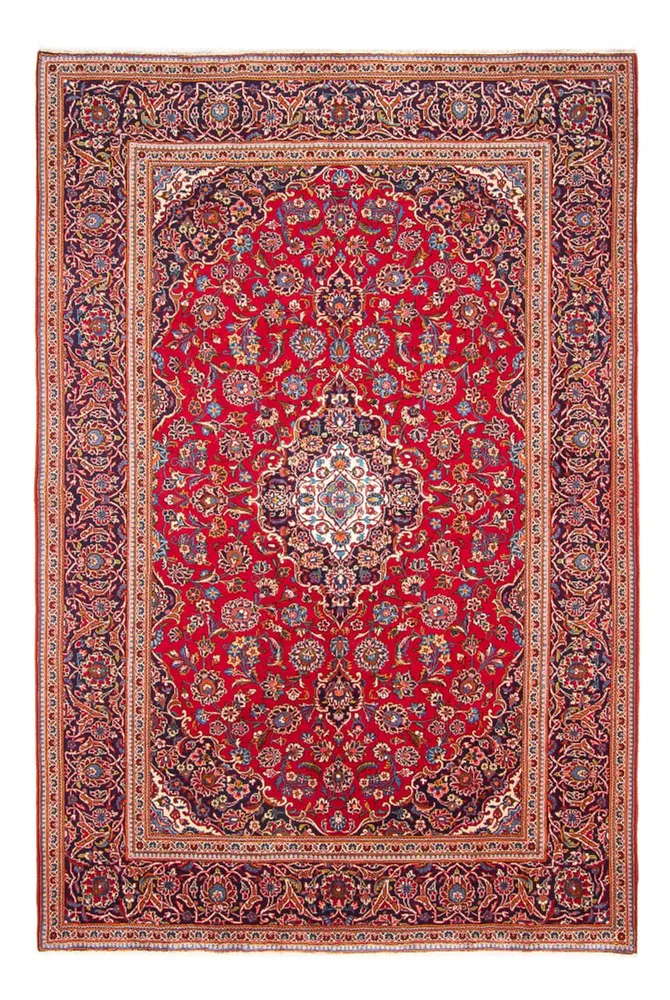 Tapete persa - Keshan - 300 x 197 cm - vermelho