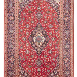 Tapete persa - Keshan - 303 x 200 cm - vermelho