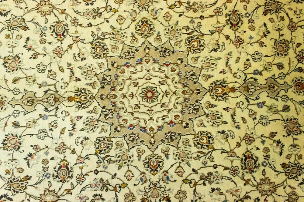 Tapete persa - Keshan - 305 x 195 cm - bege