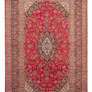 Tapete persa - Keshan - 307 x 210 cm - vermelho