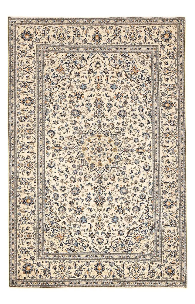 Tapete persa - Keshan - 310 x 196 cm - bege claro