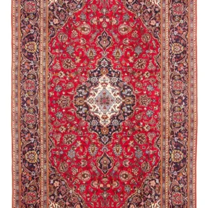 Tapete persa - Keshan - 313 x 200 cm - vermelho