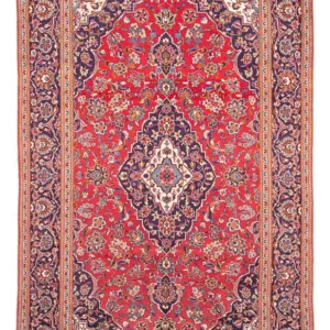 Tapete persa - Keshan - 325 x 197 cm - vermelho