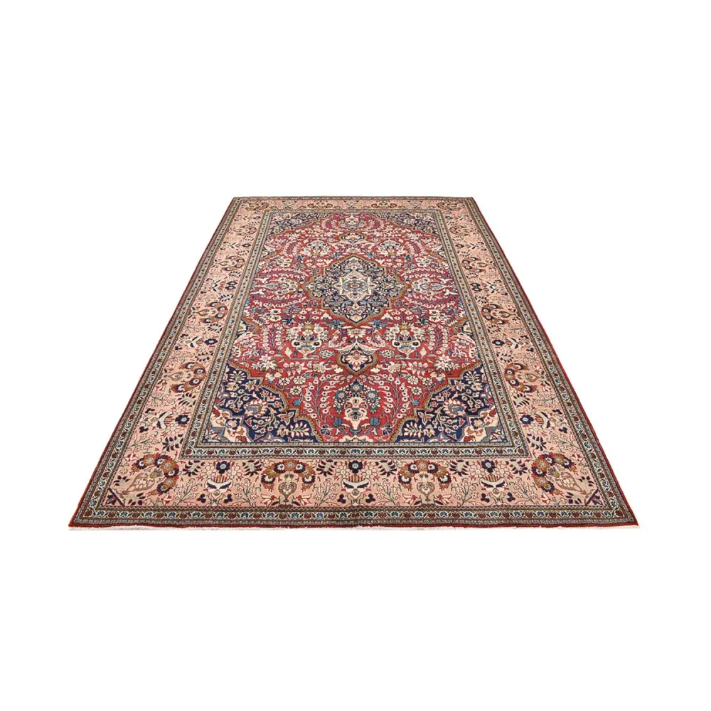 Tapete persa - Keshan - 326 x 209 cm - vermelho claro