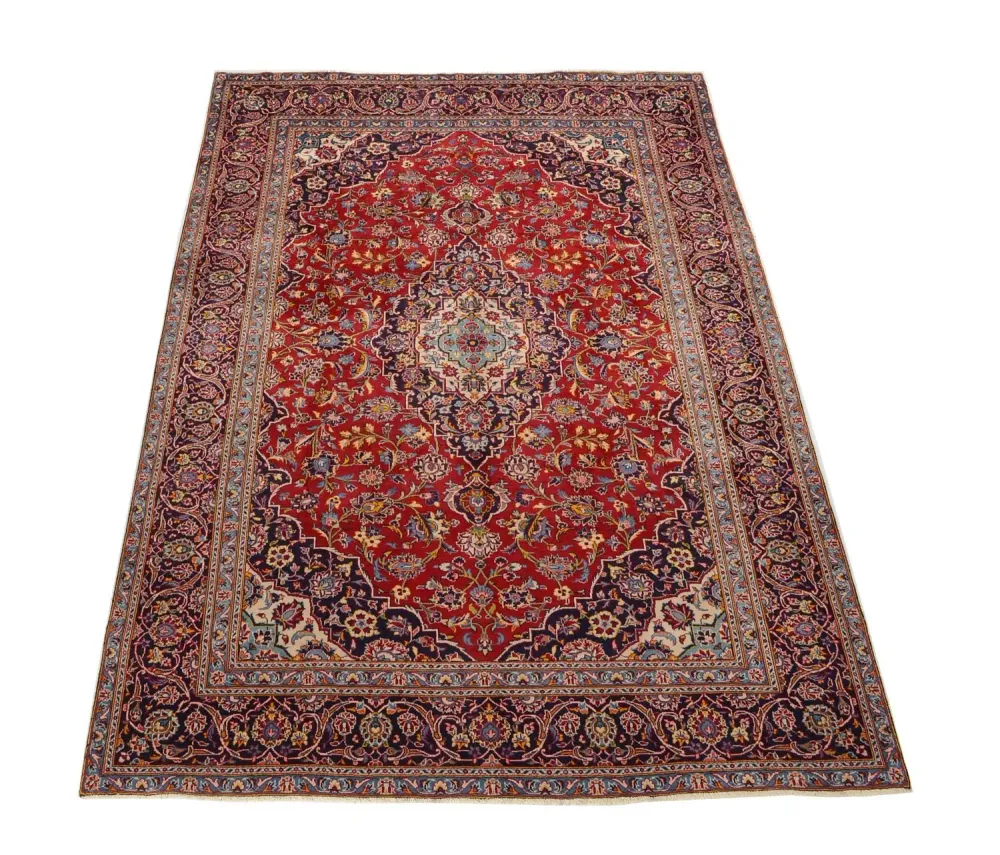 Tapete persa - Keshan - 332 x 231 cm - vermelho