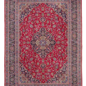 Tapete persa - Keshan - 337 x 240 cm - vermelho