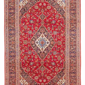 Tapete persa - Keshan - 340 x 220 cm - vermelho