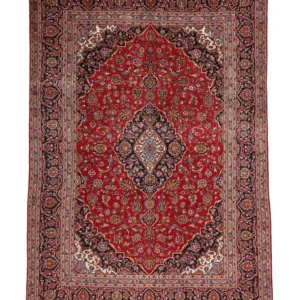 Tapete persa - Keshan - 342 x 246 cm - vermelho