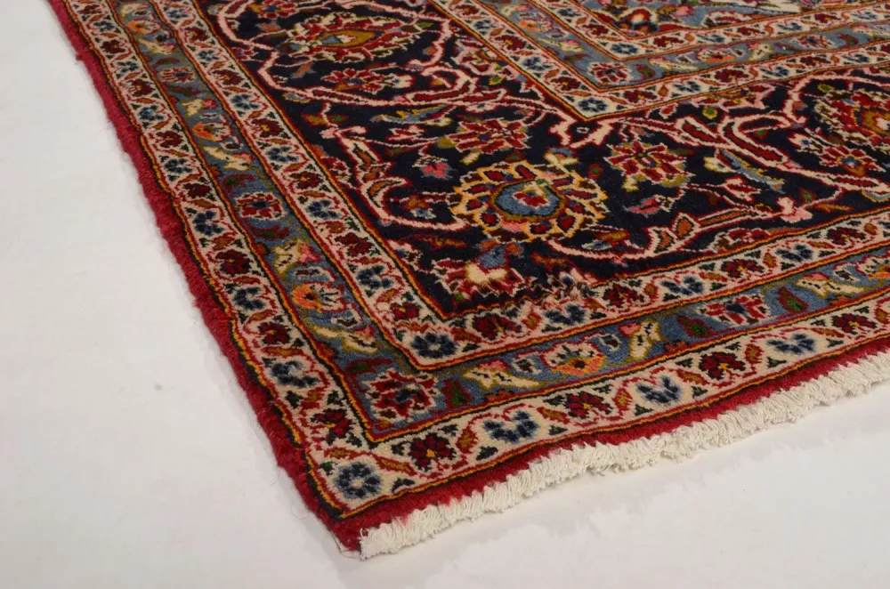 Tapete persa - Keshan - 342 x 246 cm - vermelho