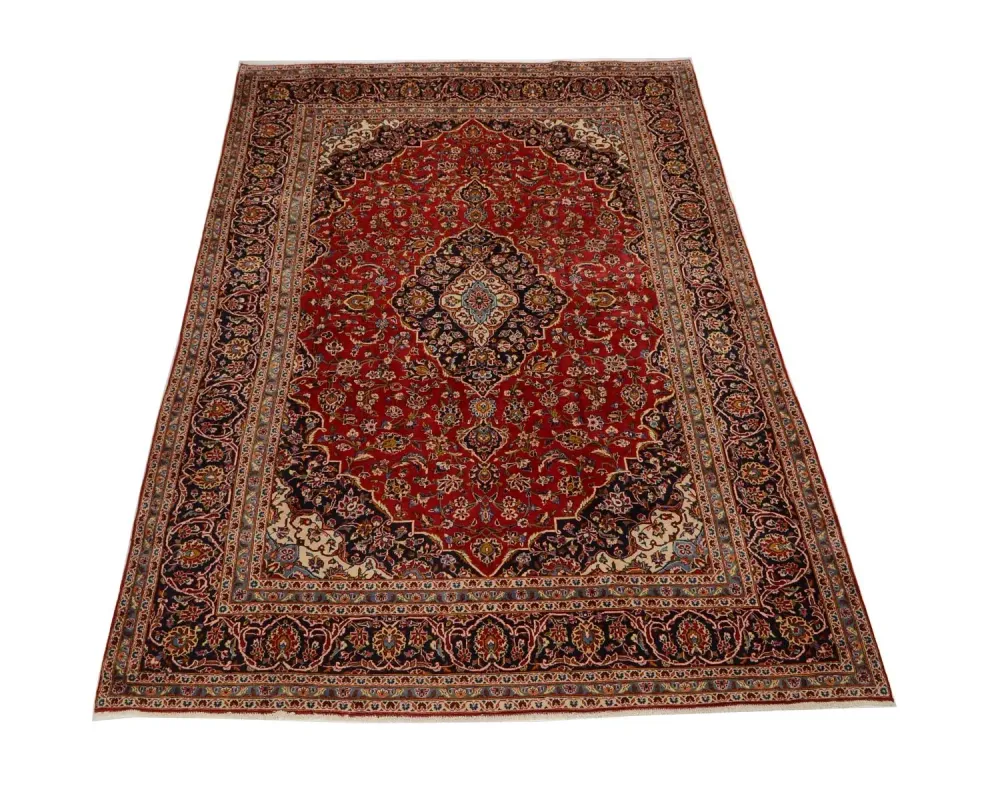 Tapete persa - Keshan - 342 x 246 cm - vermelho