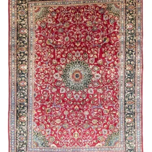 Tapete persa - Keshan - 345 x 249 cm - vermelho