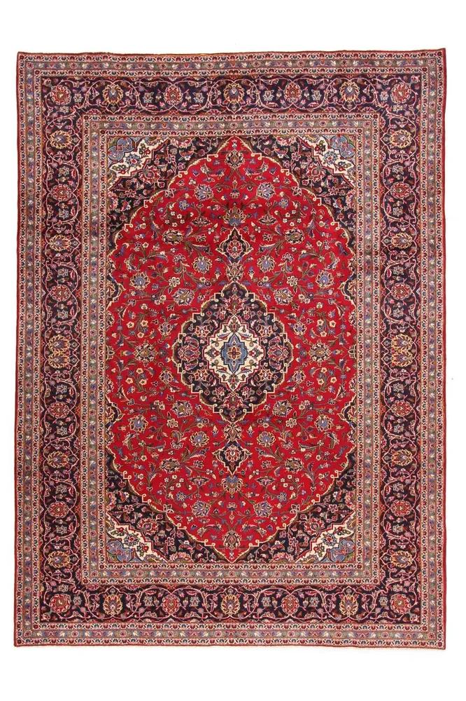 Tapete persa - Keshan - 346 x 253 cm - vermelho