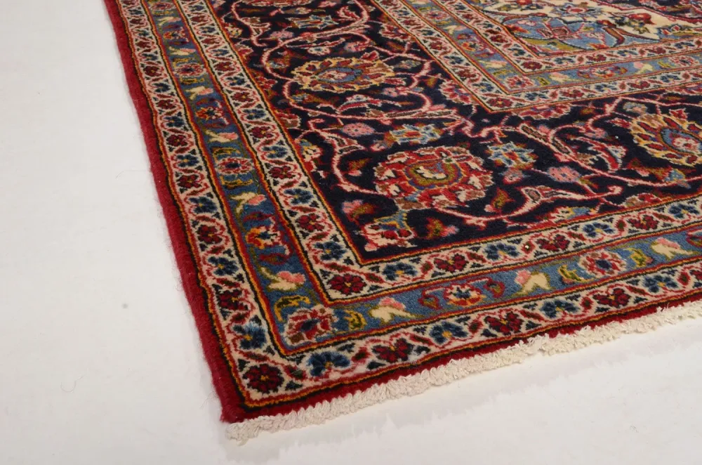 Tapete persa - Keshan - 346 x 253 cm - vermelho