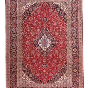 Tapete persa - Keshan - 347 x 240 cm - vermelho