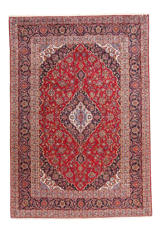 Tapete persa - Keshan - 347 x 240 cm - vermelho