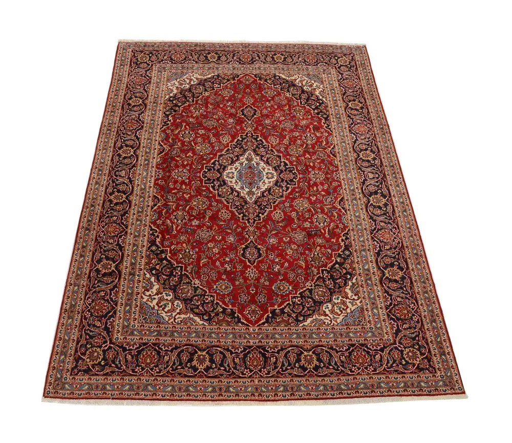 Tapete persa - Keshan - 347 x 240 cm - vermelho