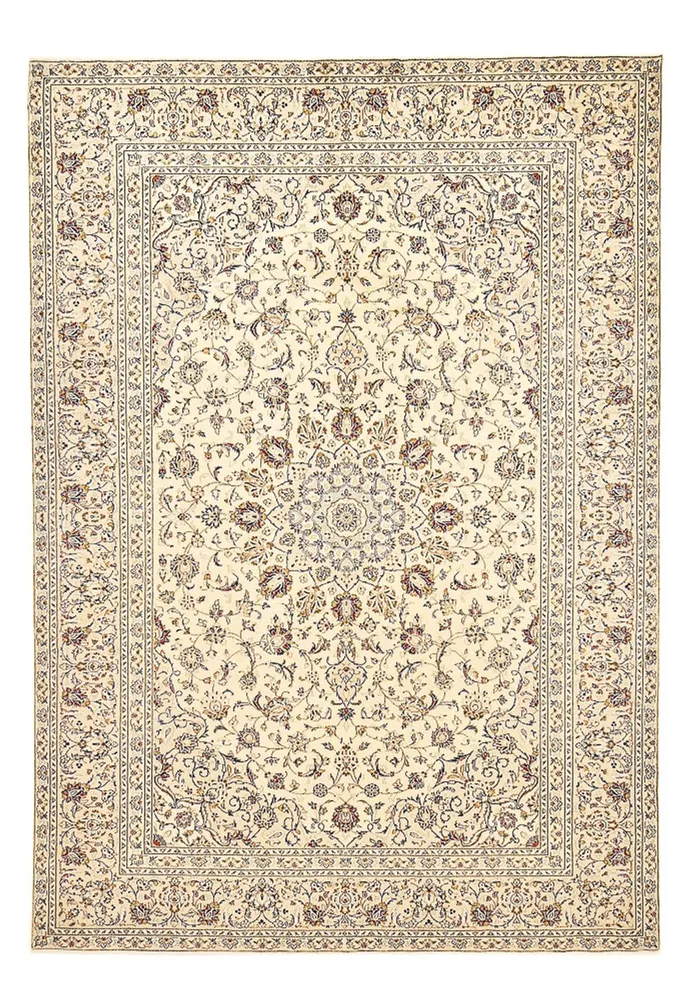 Tapete persa - Keshan - 349 x 235 cm - areia