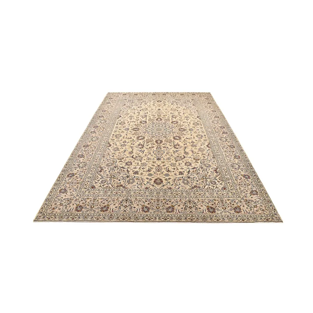Tapete persa - Keshan - 349 x 235 cm - areia