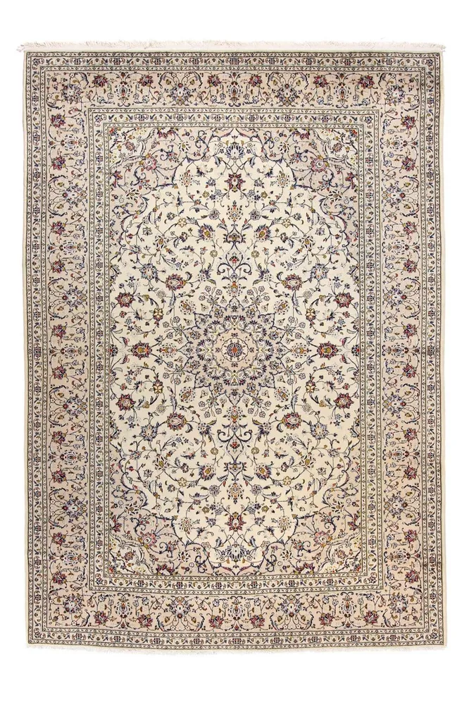Tapete persa - Keshan - 350 x 246 cm - bege