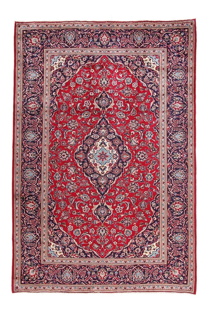 Tapete persa - Keshan - 351 x 239 cm - vermelho