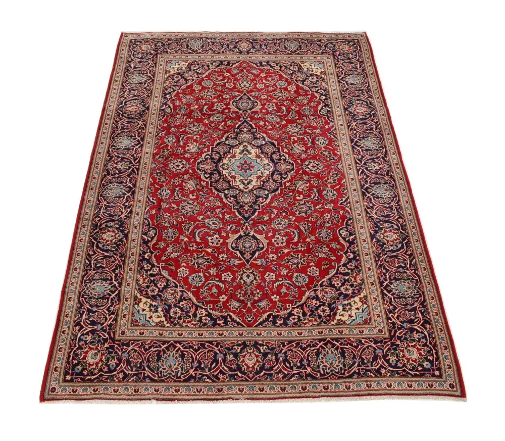 Tapete persa - Keshan - 351 x 239 cm - vermelho